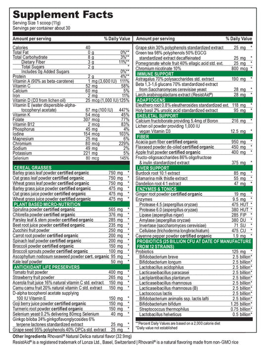 Green Vibrance Plant-Based Superfood Powder