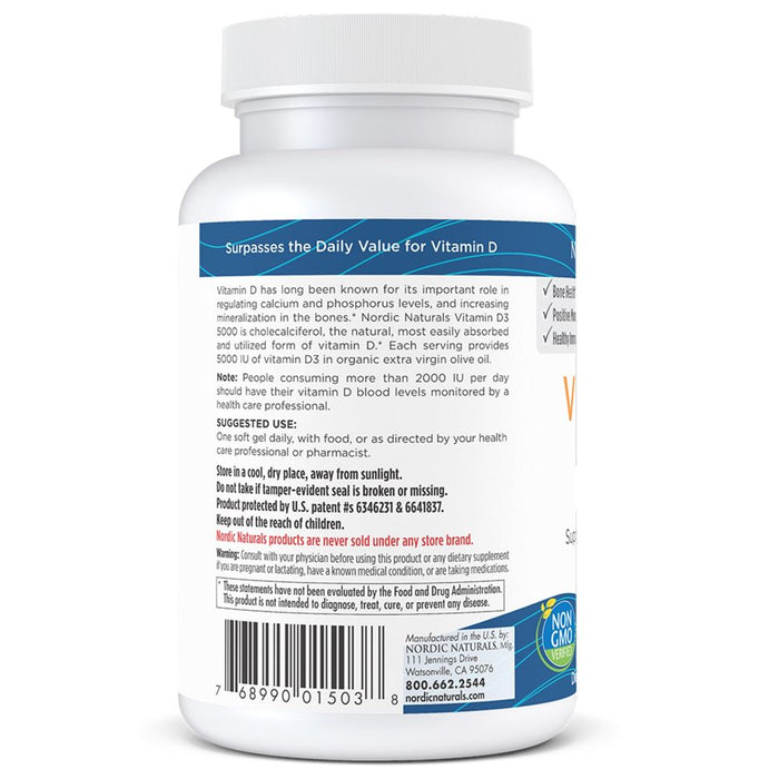 Nordic Naturals Vitamin D3 5000 IU